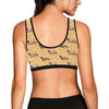 Dachshund Pattern Print Design 07 Sports Bra