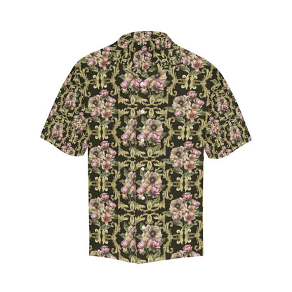 Baroque Pattern Print Design 02 Men's Hawaiian Shirt