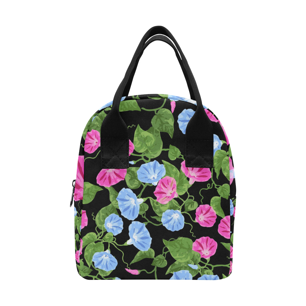 Morning Glory Pattern Print Design MG04 Insulated Lunch Bag