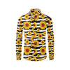 Sunflower Pattern Print Design SF010 Men's Long Sleeve Shirt