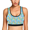 Butterfly Pattern Print Design 05 Sports Bra