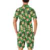 Hibiscus Pattern Print Design HB05 Men's Romper