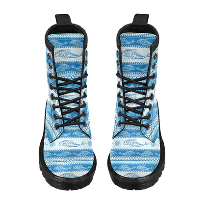 Dolphin Tribal Print Pattern Women's Boots