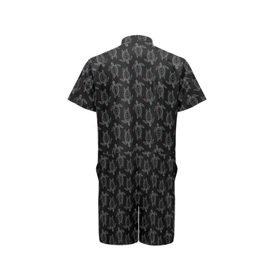 Sea Turtle Print Design LKS3012 Men's Romper