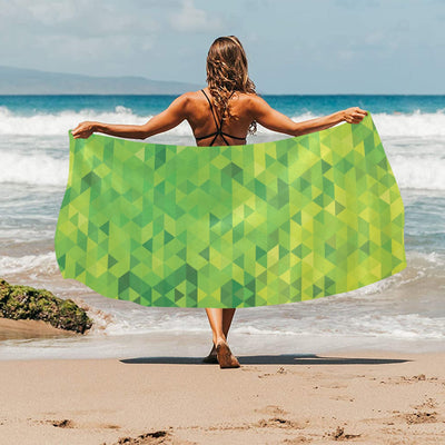 Geometric Print Design LKS402 Beach Towel 32" x 71"