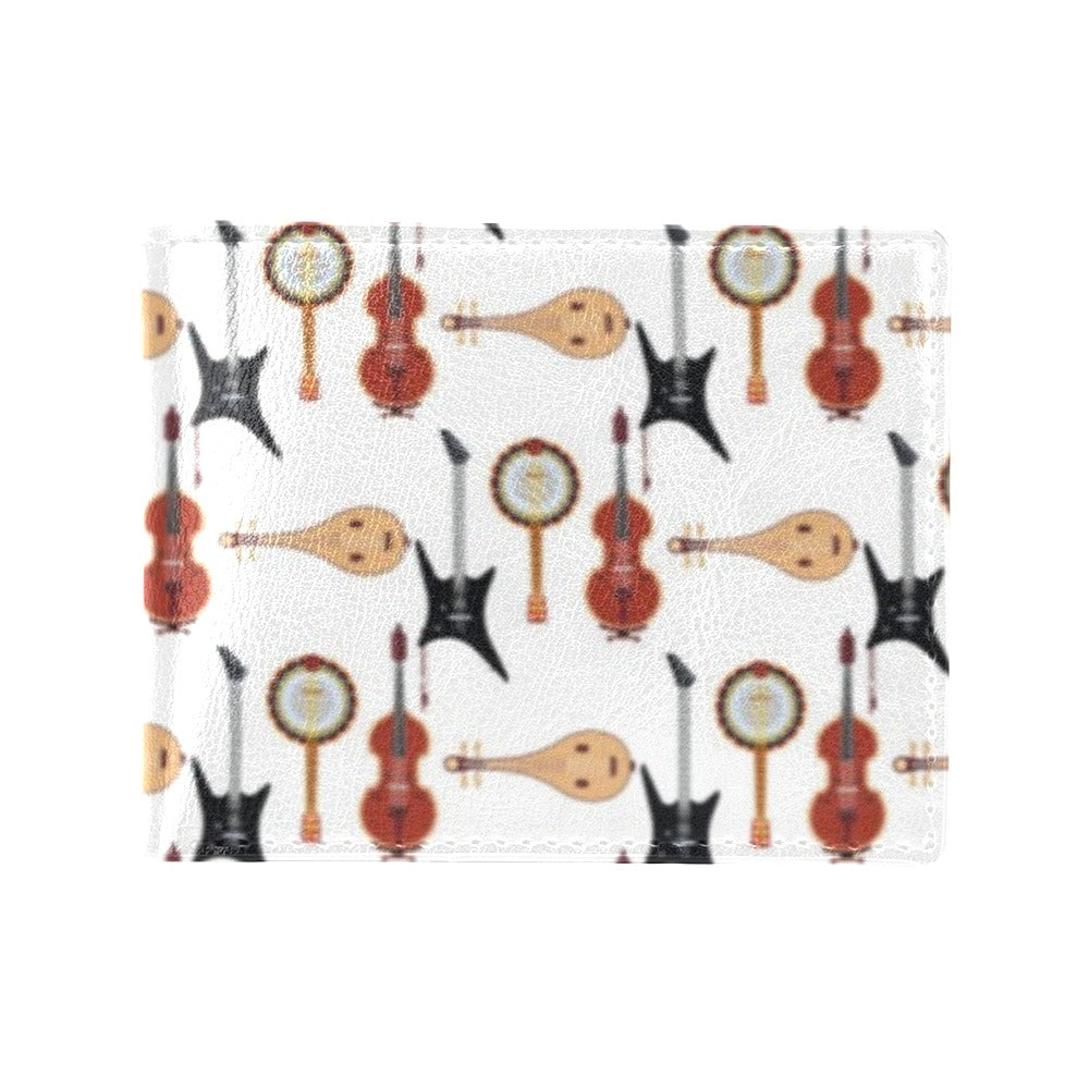 Banjo Print Design LKS403 Men's ID Card Wallet