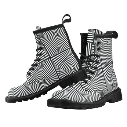 Vortex Print Design LKS302 Women's Boots