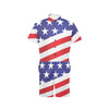 American flag Print Men's Romper