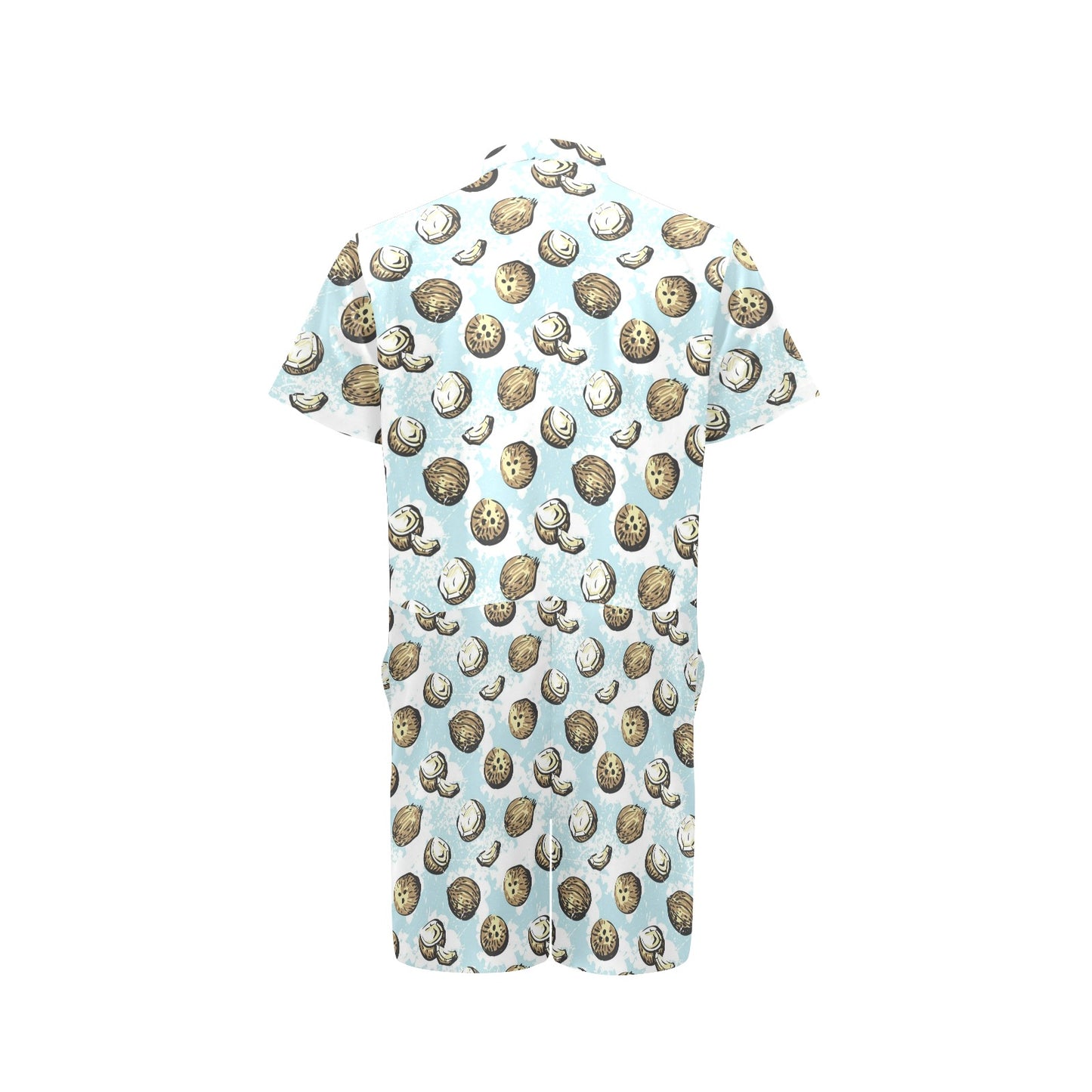 Coconut Pattern Print Design CN01 Men's Romper