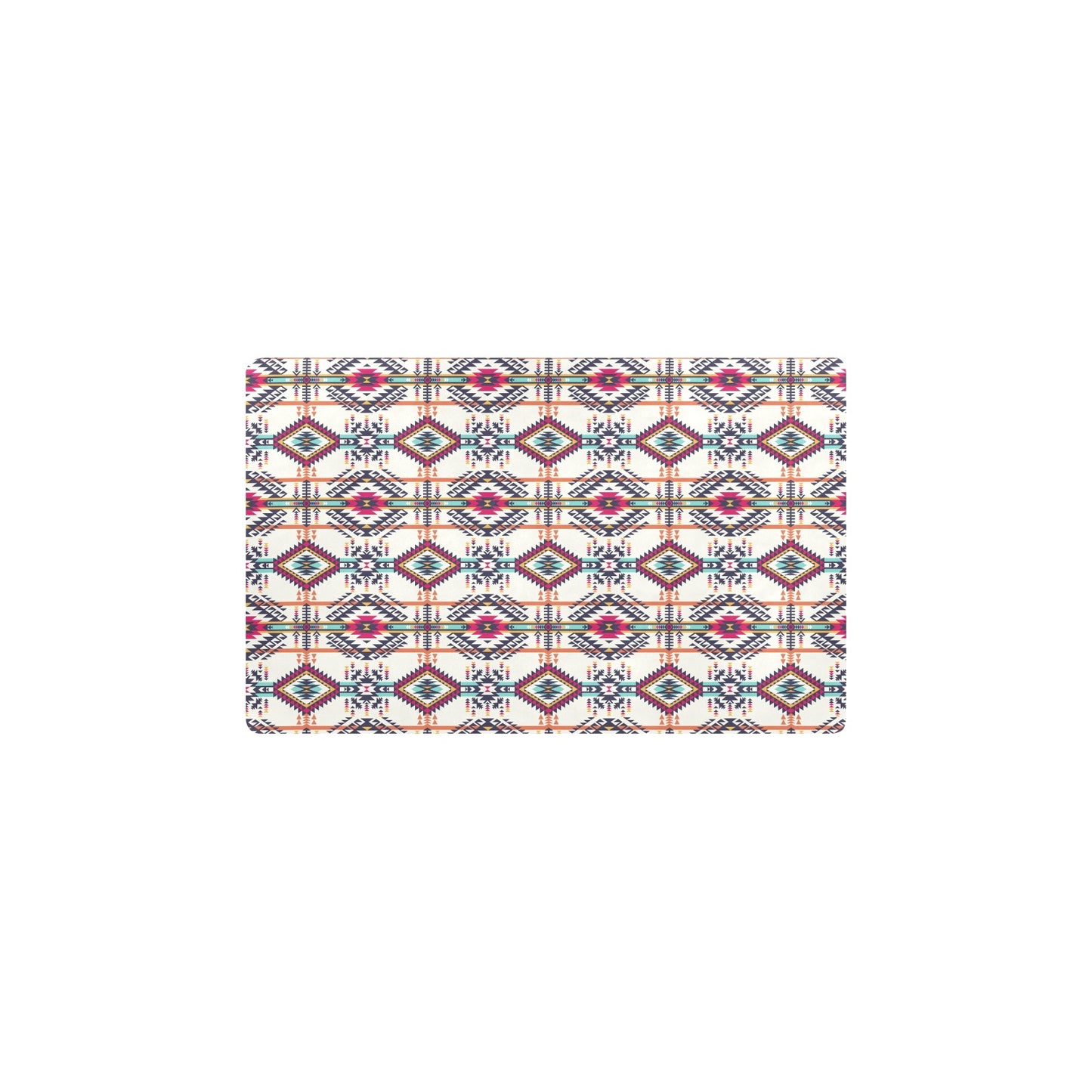 Indian Navajo Art Themed Design Print Kitchen Mat
