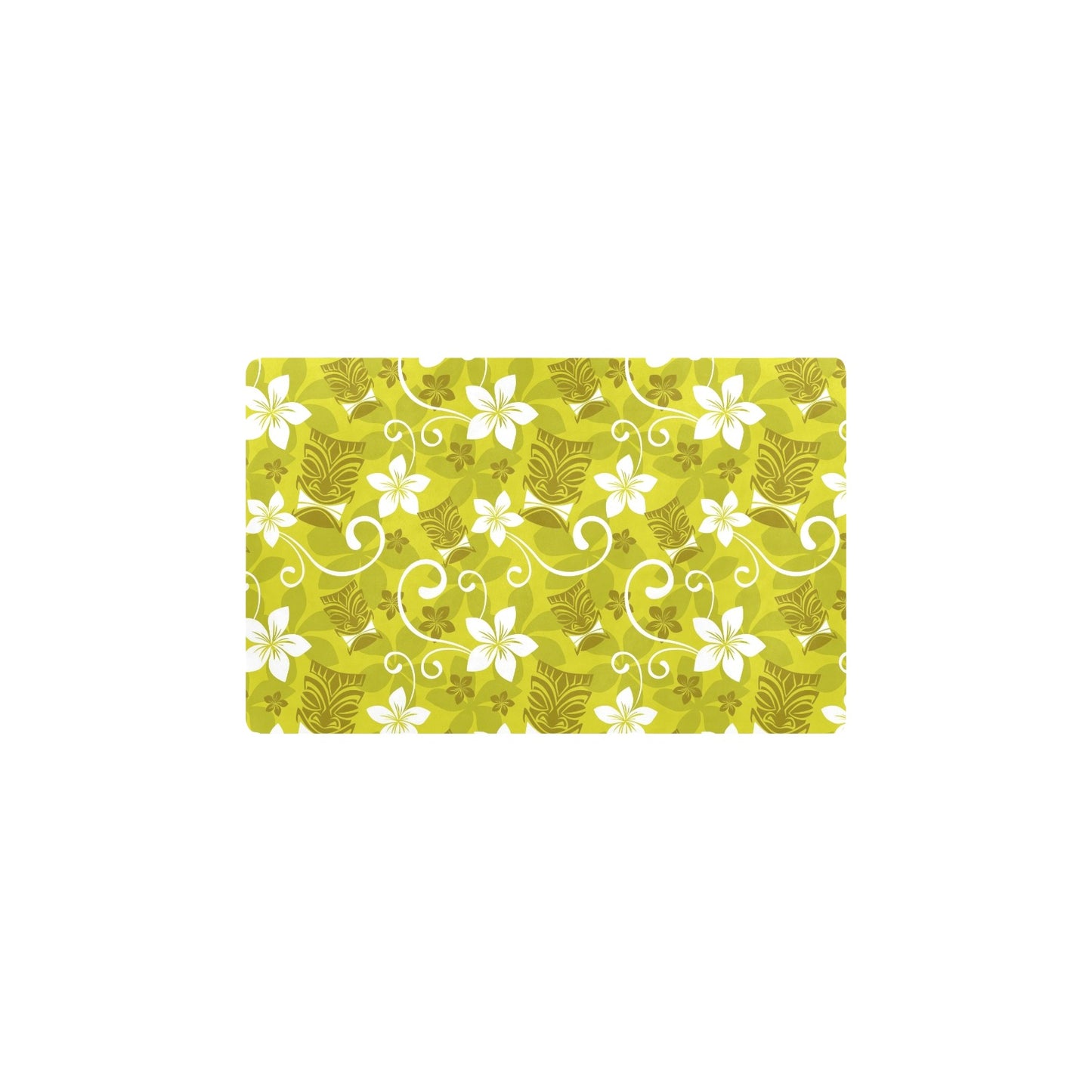Hawaiian Themed Pattern Print Design H019 Kitchen Mat
