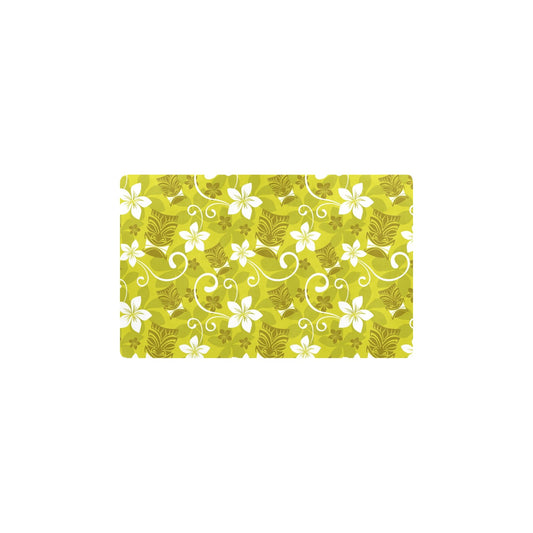 Hawaiian Themed Pattern Print Design H019 Kitchen Mat