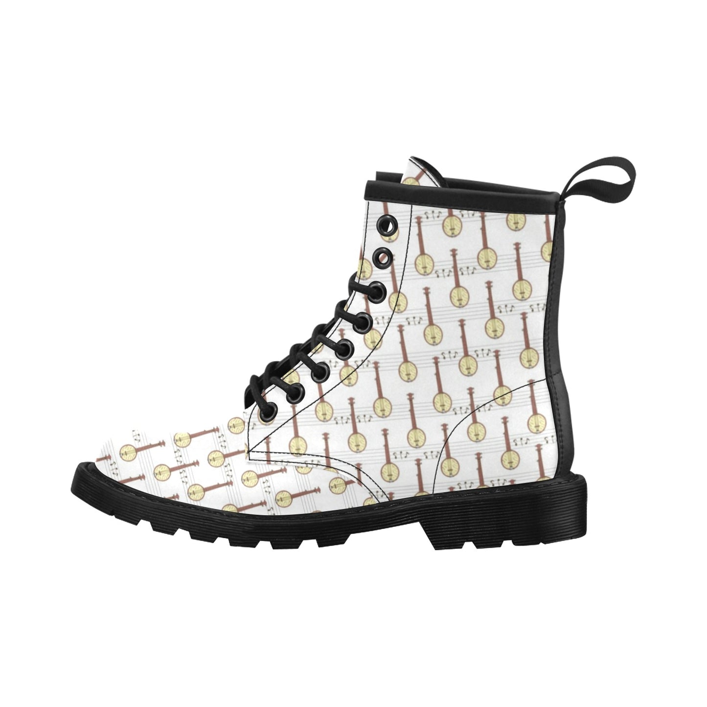 Banjo Print Design LKS402 Women's Boots