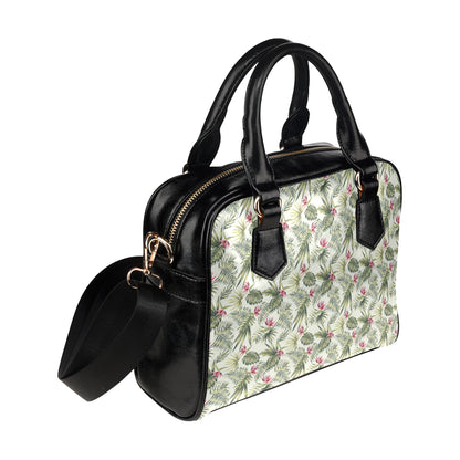 Bird Of Paradise Pattern Print Design 04 Shoulder Handbag