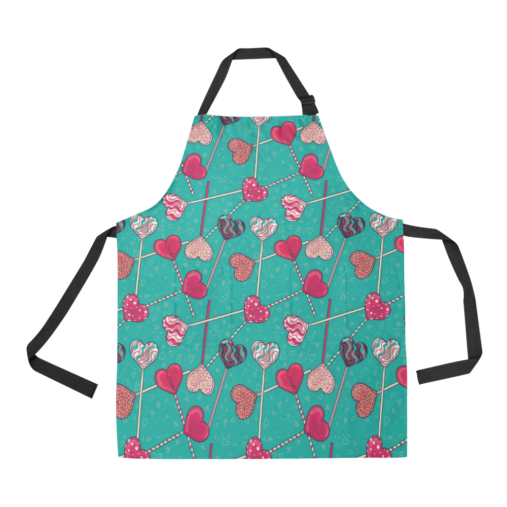 Lollipop Pattern Print Design LL01 Apron with Pocket