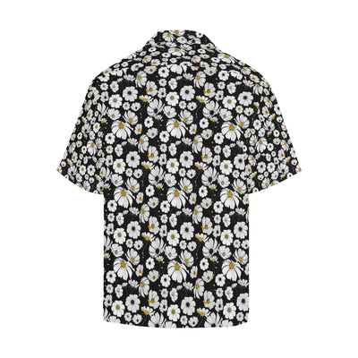 Daisy Pattern Print Design 02 Men's Hawaiian Shirt