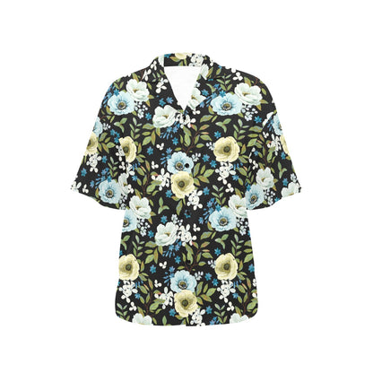 Anemone Pattern Print Design AM03 Women's Hawaiian Shirt