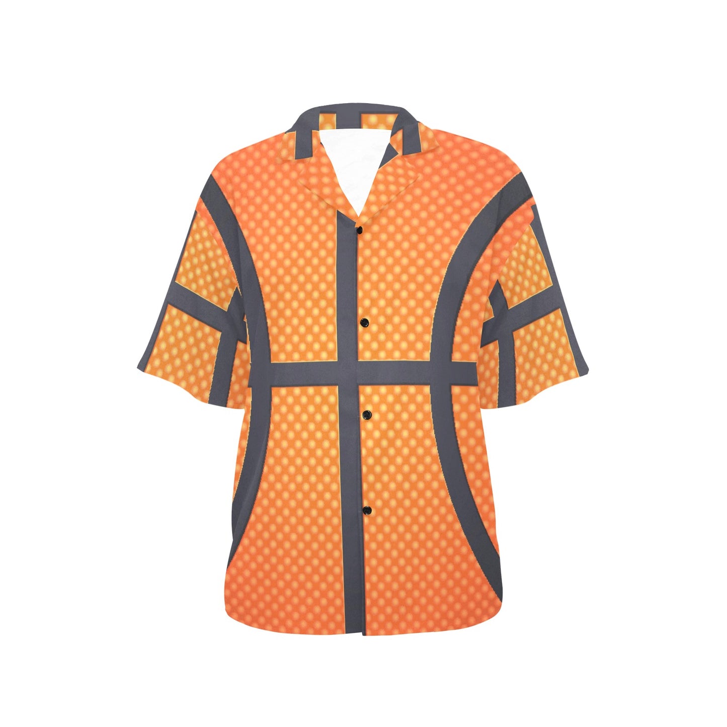 Basketball Texture Print Pattern Women's Hawaiian Shirt