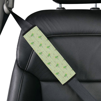 Budgerigar Pattern Print Design 02 Car Seat Belt Cover