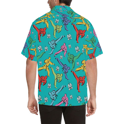 Judo Pattern Print Design 01 Men's Hawaiian Shirt