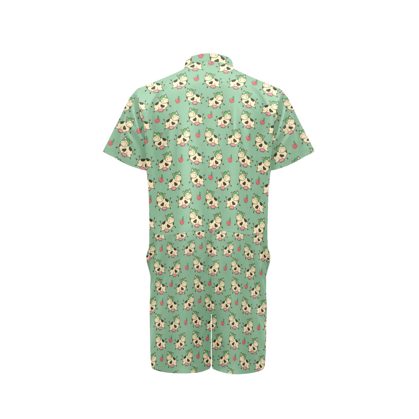 Cattle Print Design LKS402 Men's Romper