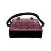 Cheetah Pink Pattern Print Design 01 Shoulder Handbag