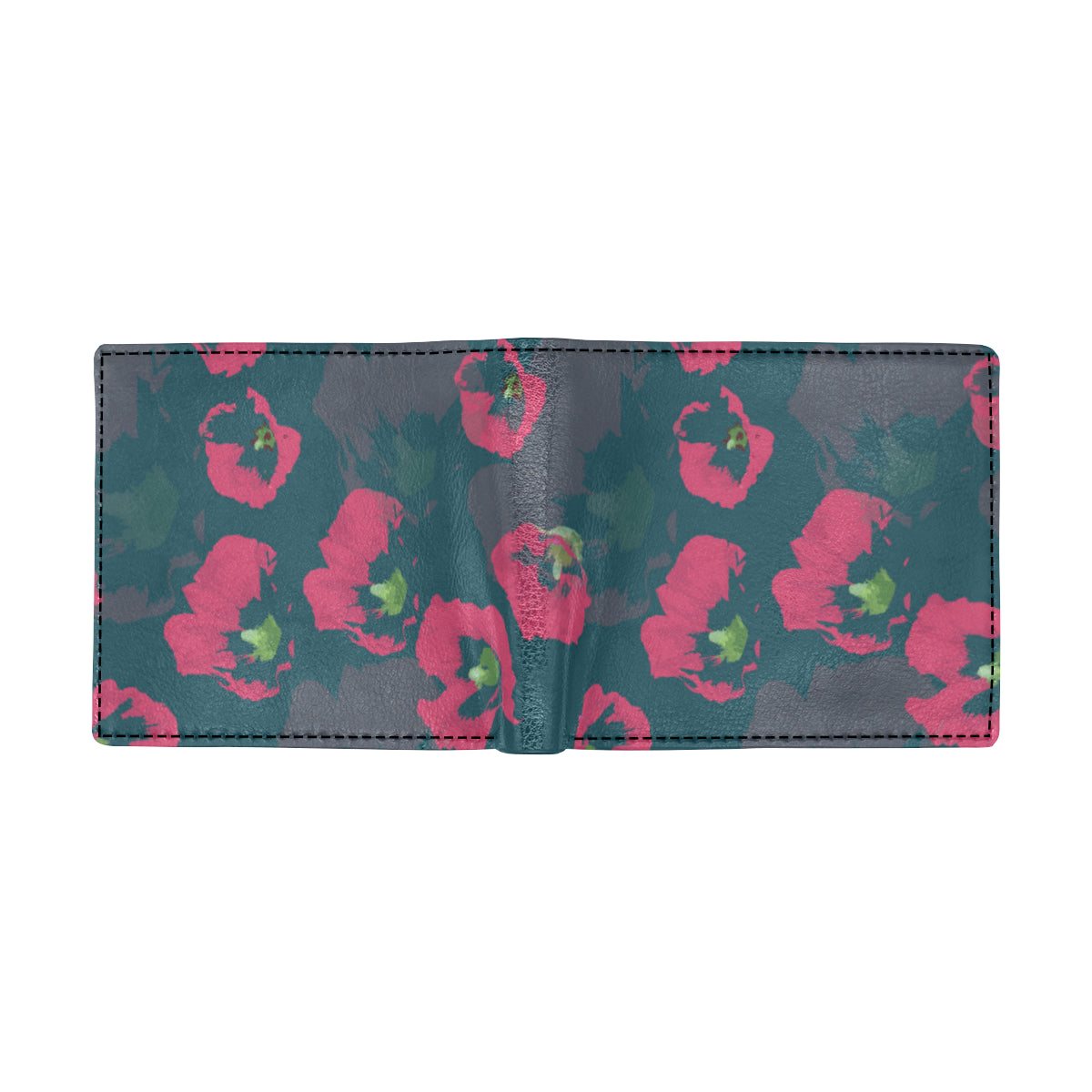 Morning Glory Pattern Print Design 01 Men's ID Card Wallet