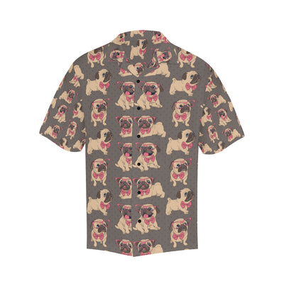 Pug Pattern Print Design A05 Men's Hawaiian Shirt