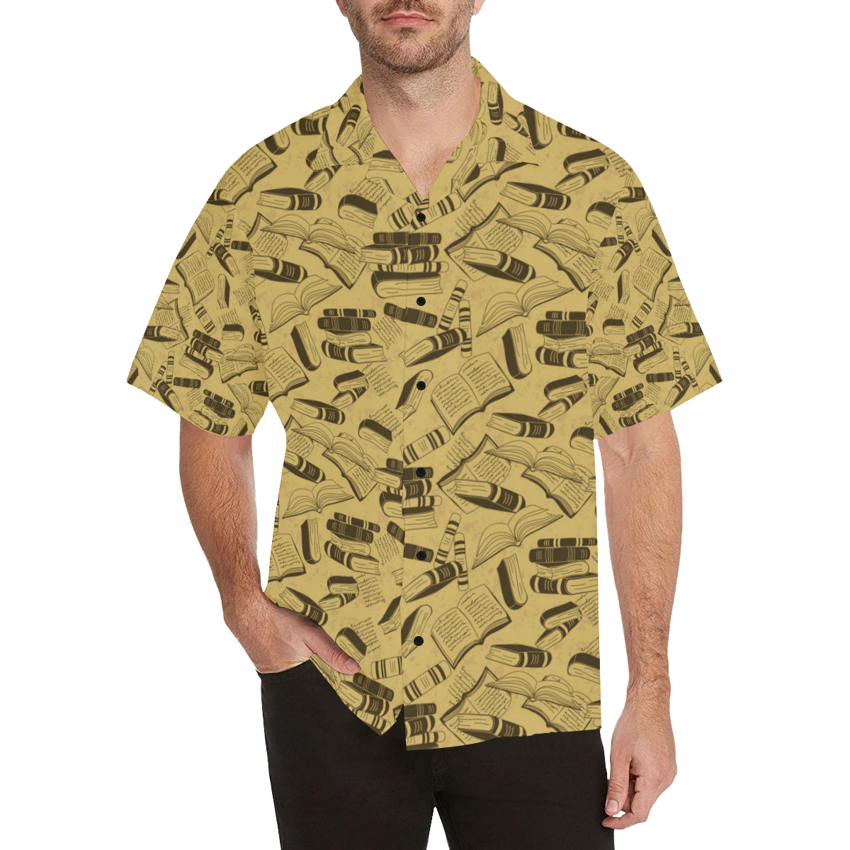 Book Pattern Print Design 02 Men's Hawaiian Shirt