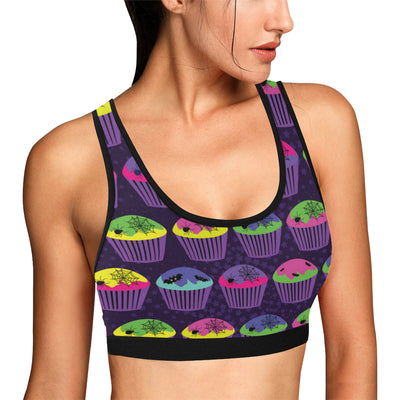 CupCake Halloween Sports Bra