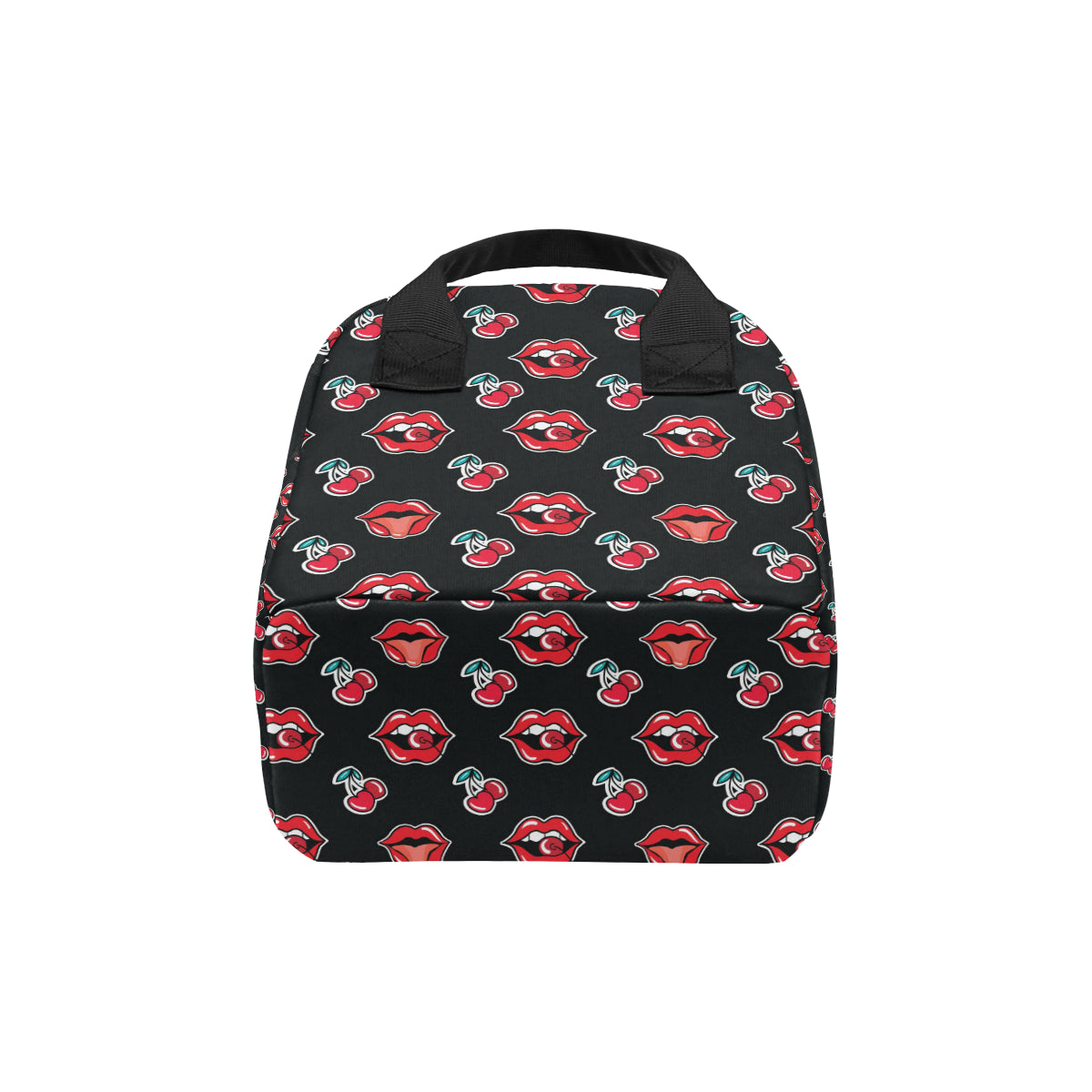 Cherry Pattern Print Design CH04 Insulated Lunch Bag