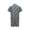 Underwater Dolphin Print Design LKS304 Men's Romper