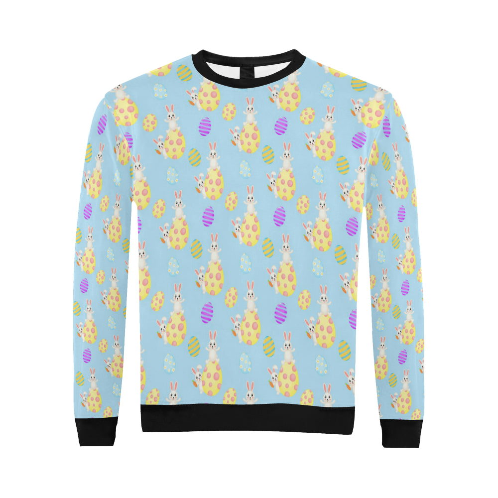 Easter Eggs Pattern Print Design RB015 Men Long Sleeve Sweatshirt
