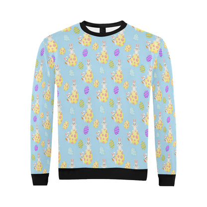Easter Eggs Pattern Print Design RB015 Men Long Sleeve Sweatshirt