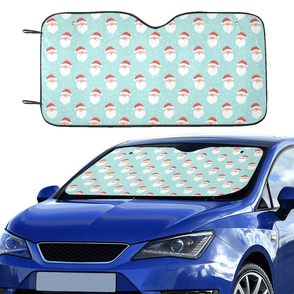 Santa Print Design LKS308 Car front Windshield Sun Shade