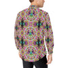 Peace Sign Pattern Print Design A03 Men's Long Sleeve Shirt