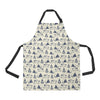 Campfire Pattern Print Design 01 Apron with Pocket