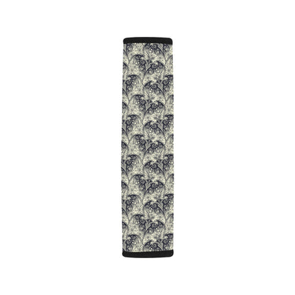Bat Tribal Pattern Print Design 06 Car Seat Belt Cover