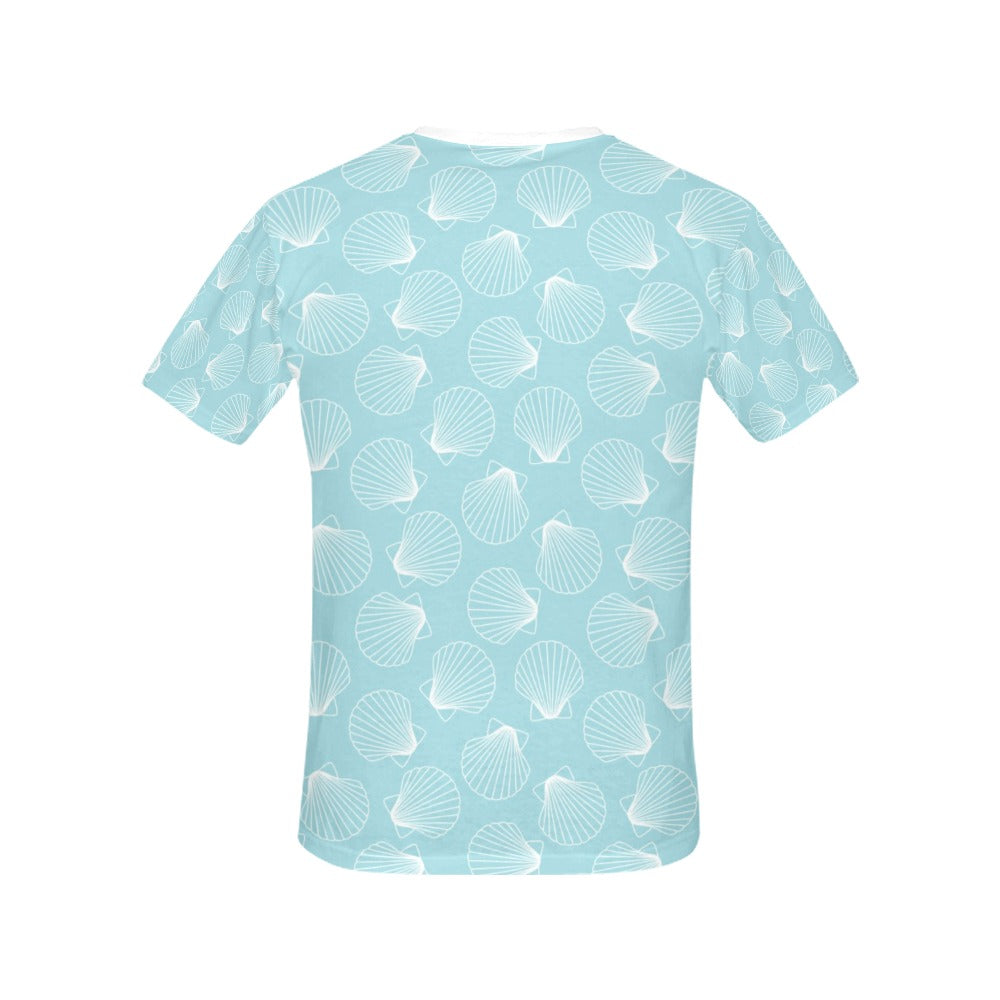 Seashell Print Design LKS3010 Women's  T-shirt