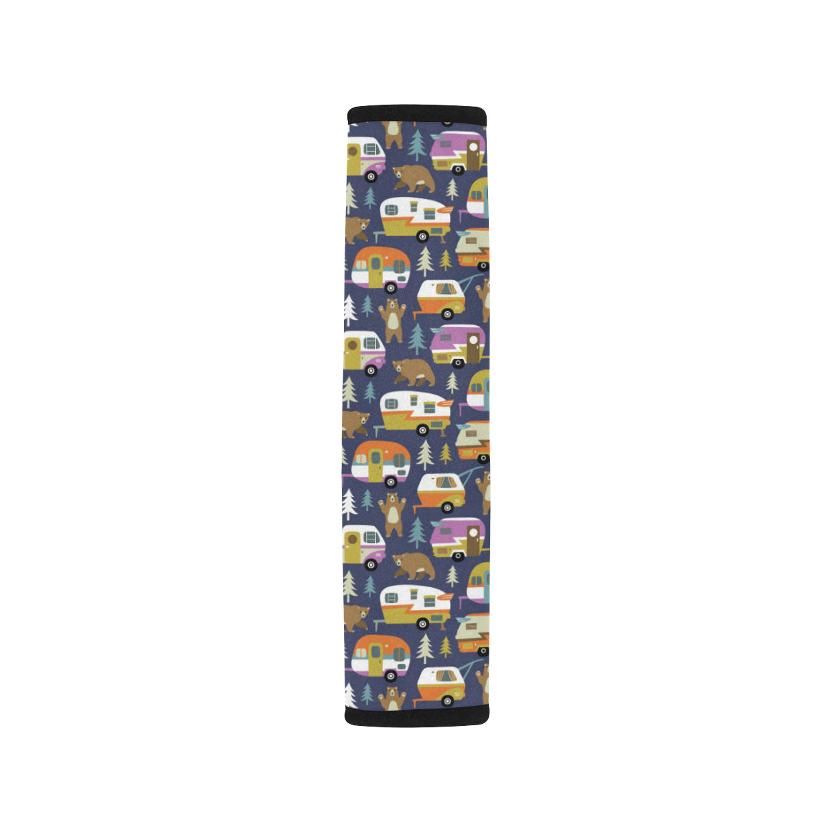 Camper Pattern Print Design 04 Car Seat Belt Cover