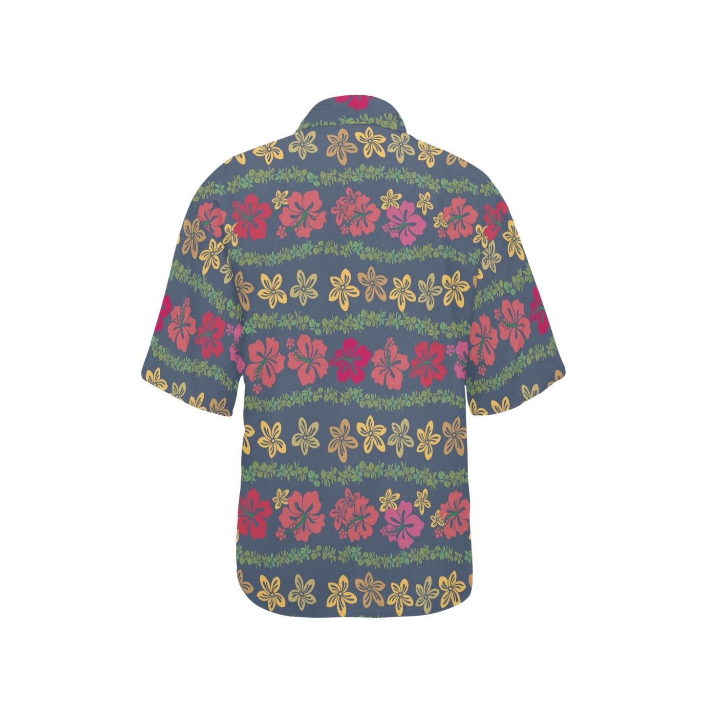 Hawaiian Themed Pattern Print Design H018 Women's Hawaiian Shirt
