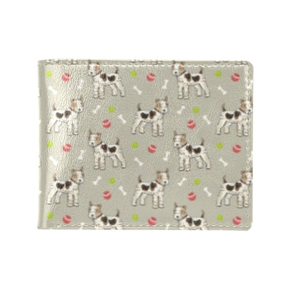 Toy Fox Terriers Print Design LKS301 Men's ID Card Wallet