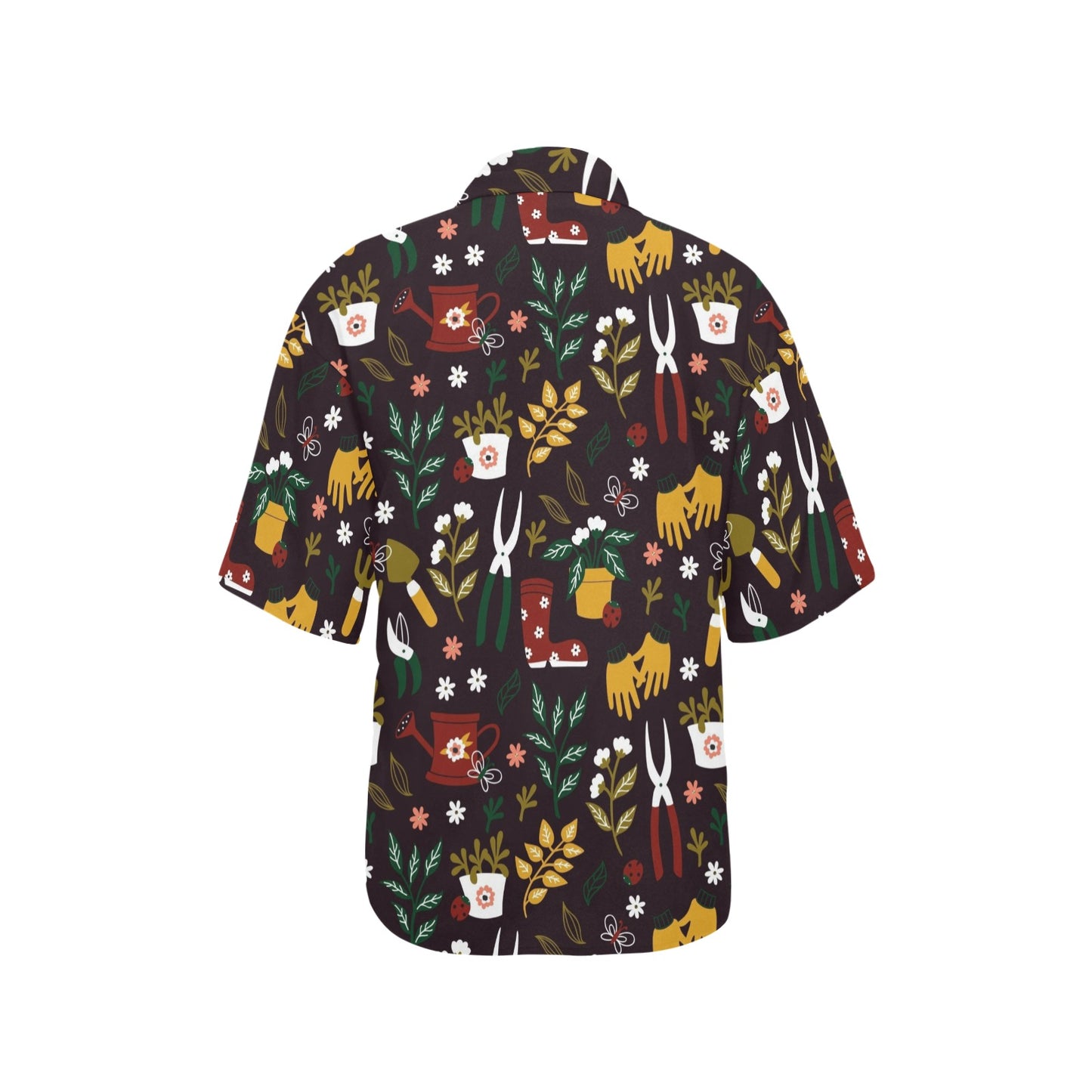 Gardening Pattern Print Design G05 Women's Hawaiian Shirt