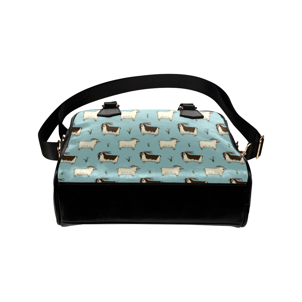 Goat Pattern Print Design 02 Shoulder Handbag