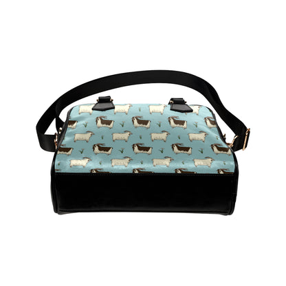 Goat Pattern Print Design 02 Shoulder Handbag