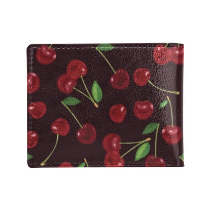 Cherry Fresh Pattern Men's ID Card Wallet