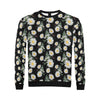 Daisy Pattern Print Design DS07 Men Long Sleeve Sweatshirt