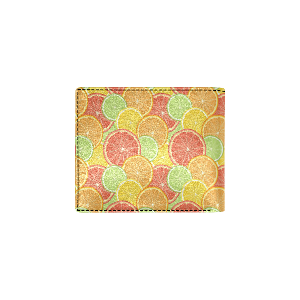 Grapefruit Pattern Print Design GF01 Men's ID Card Wallet