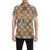 Boho Pattern Print Design 07 Men's Short Sleeve Button Up Shirt