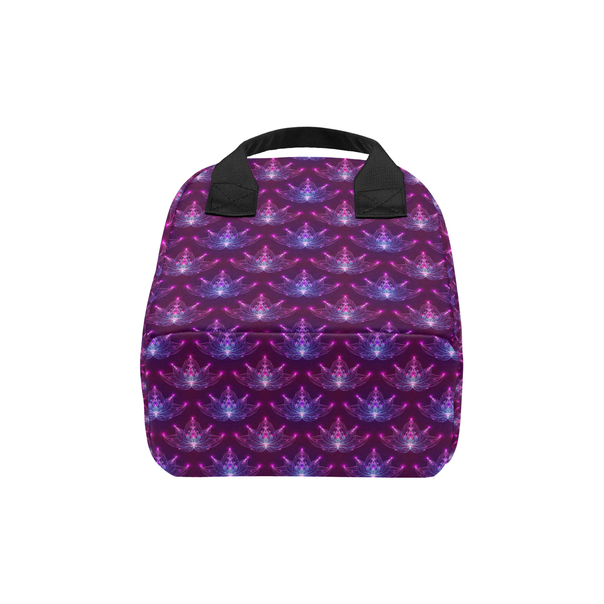 lotus Pattern Print Design LO01 Insulated Lunch Bag